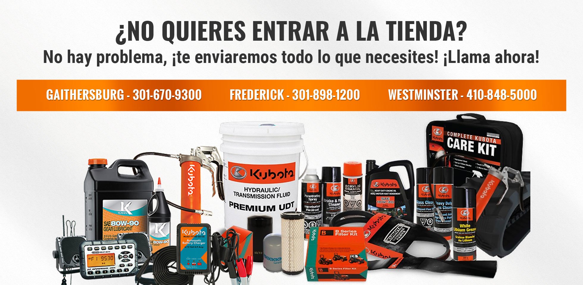 Don’t want to come into the store?
No problem, we will send you everything you need! Call Now!